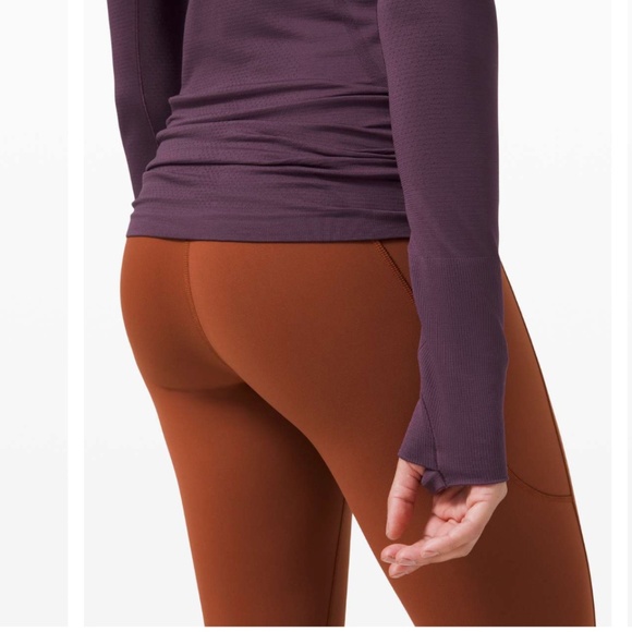 Lululemon Swiftly Tech Long Sleeve 2.0 Grape Thistle / Grape Thistle Size 6 $78 - Picture 6 of 14
